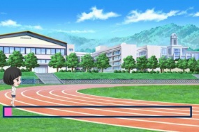 女孩马拉松进度flash动画